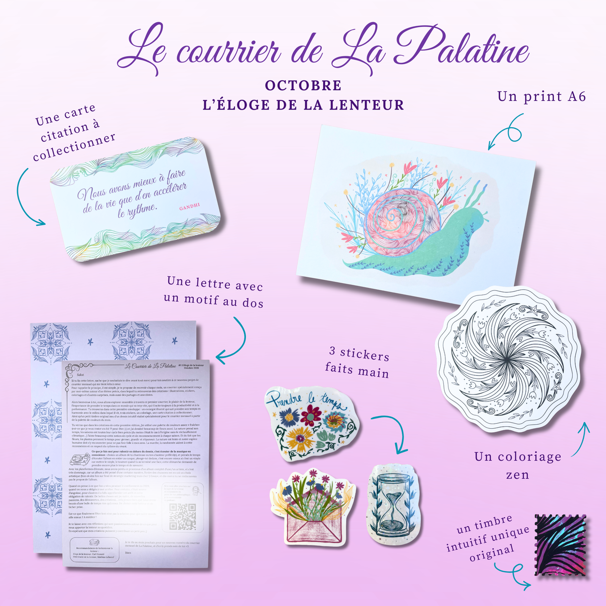Le courrier mensuel de La Palatine
