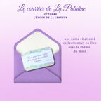 Le courrier mensuel de La Palatine